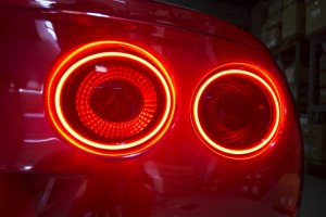 Chevrolet Corvette Halo Kit - ORACLE Lighting - Surface Mount Afterburner - Red - `05-`13
